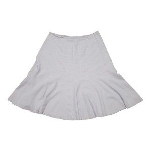 Carole Little Women’s Linen Blend Gray Lightweight Skirt Size 16